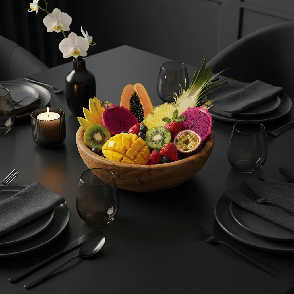 Bol En Bois D'Olivier Naturel - Pour Salade, Fruits, Décoratif, Fait Main, Grain Unique