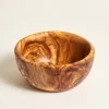 Saladier à bord régulier en bois d’olivier de 28 cm, vue principale
