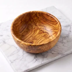 Saladier en bois d’olivier – 20 à 26 cm – Image 2
