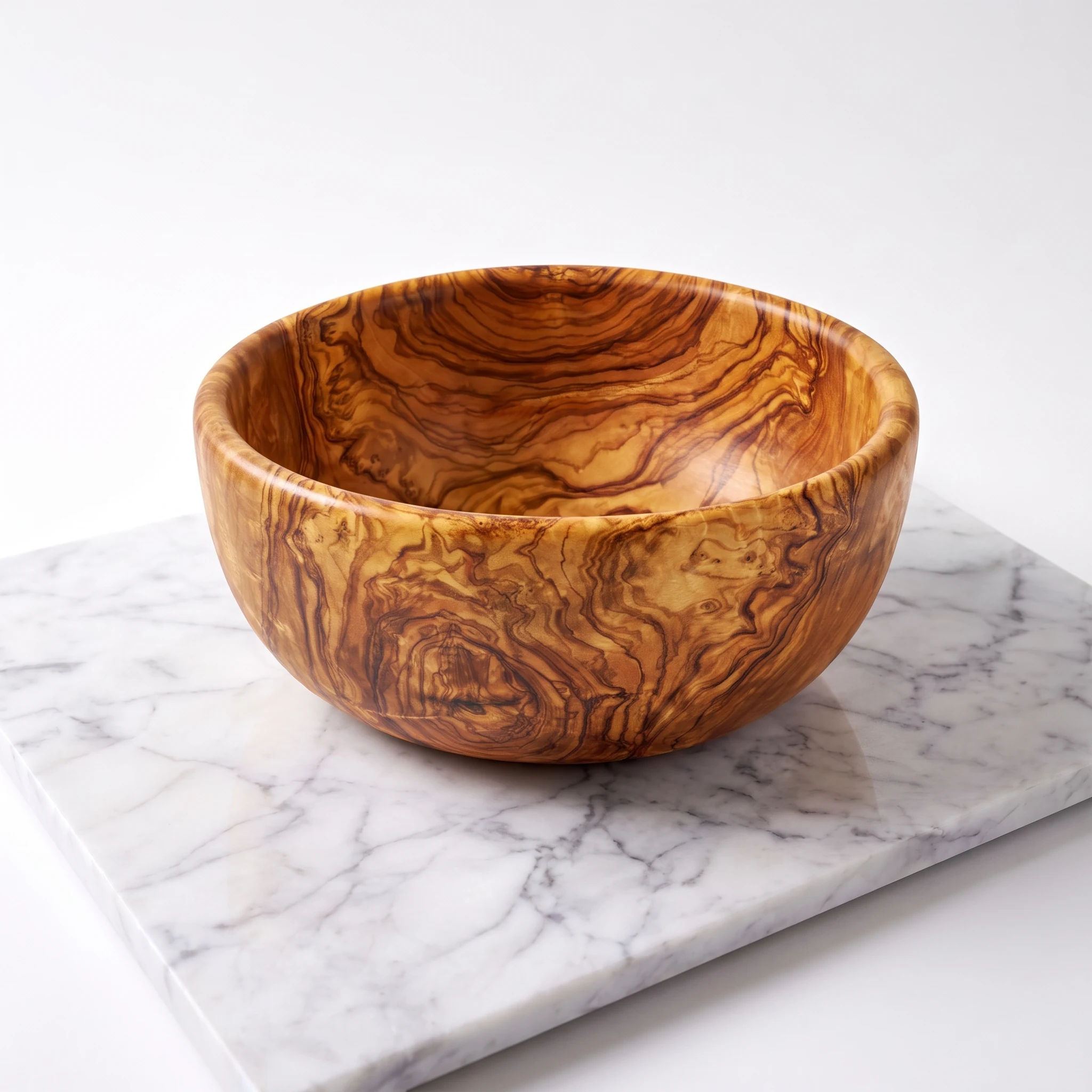 Saladier en bois d'olivier