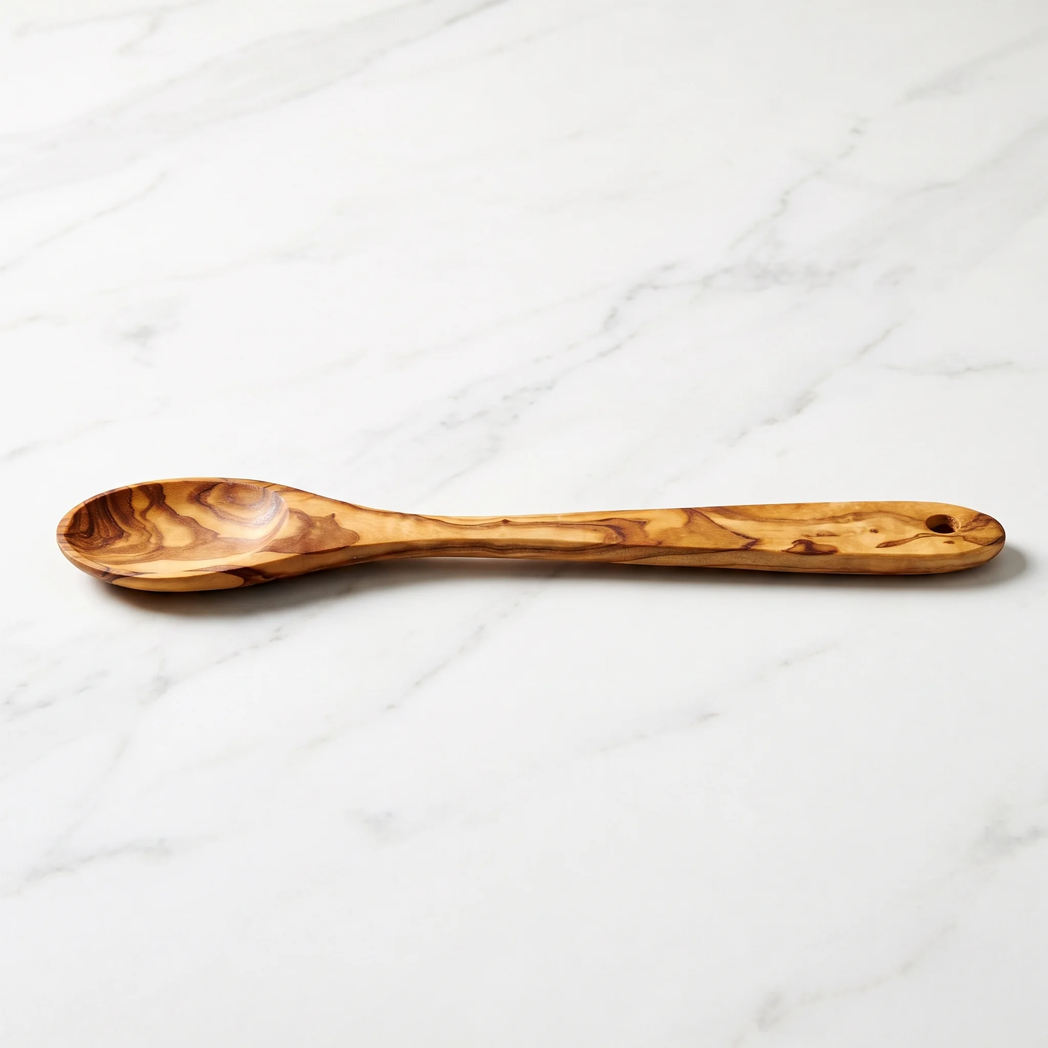 Profile of the 30 cm olive wood spoon