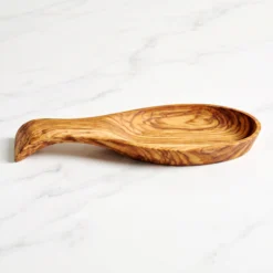 Profil du porte-cuillère en bois d’olivier de 23 cm