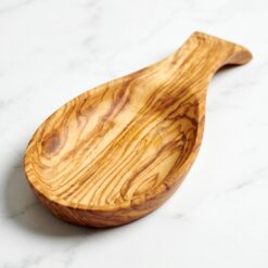 Repose-cuillère en bois d’olivier — vue complémentaire